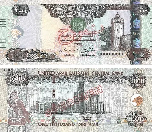 Buy AED 1000 Bills