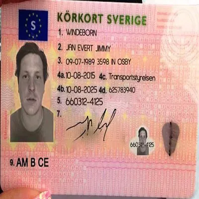 Buy Fake Swedish Driver’s License Online